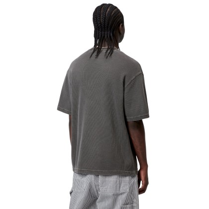 Carhartt Wip T-shirt Nelson Waffle Black