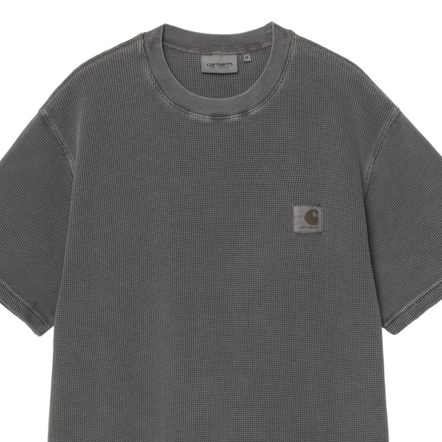 Carhartt Wip T-shirt Nelson Waffle Black