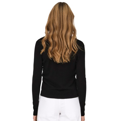 Only  Camisola Venice Life  Vneck Pullo Knt  Black
