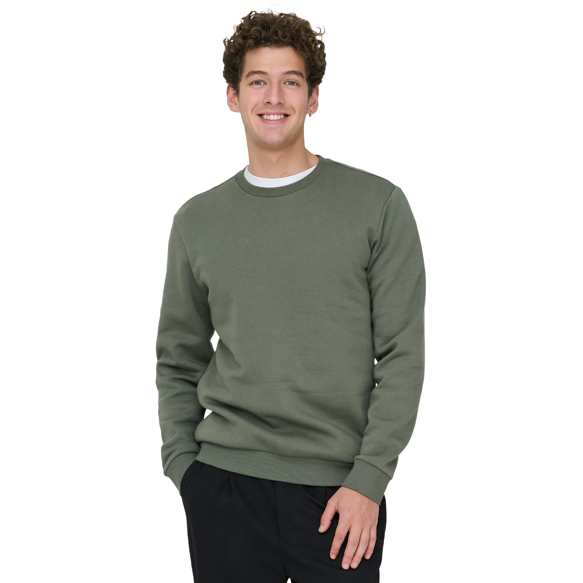 Only&Sons Camisola Ceres Crew Castor Gray