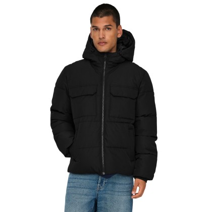 Only&Sons Casaco Elijah Pckt Otw Black Only&Sons Casaco Elijah Pckt Otw Black
