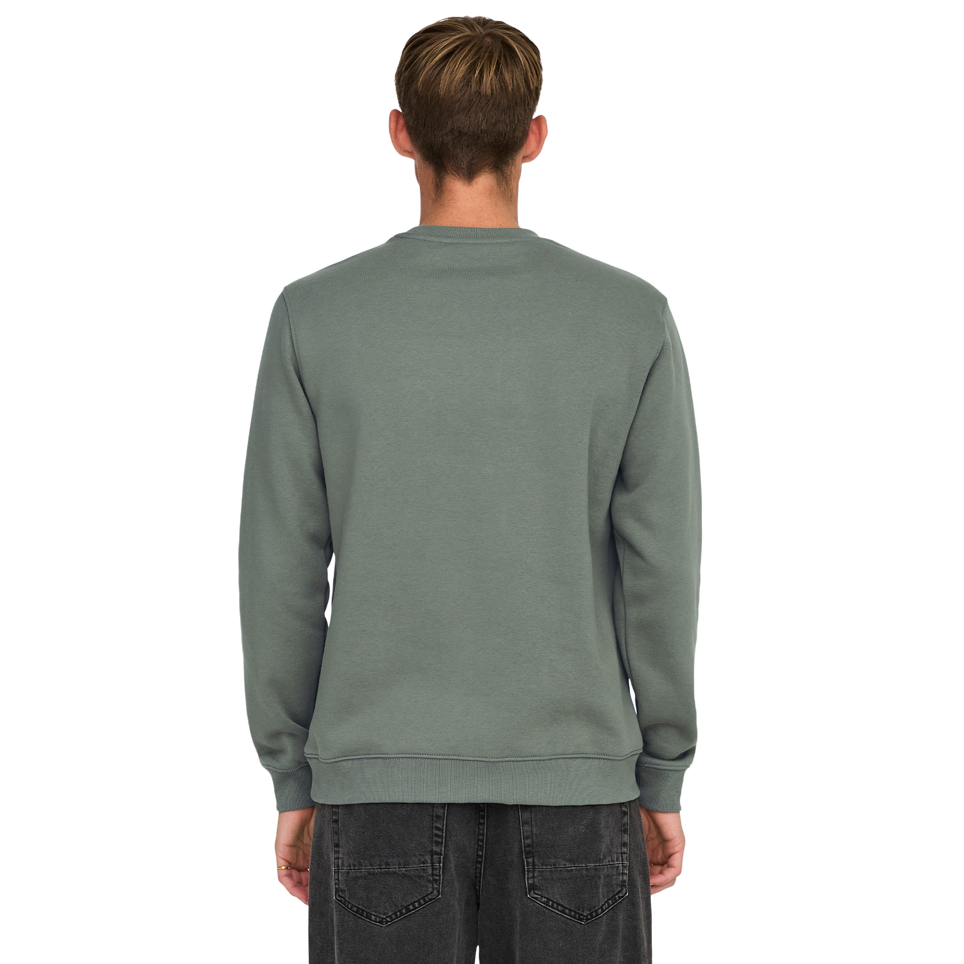 Only&Sons Sweat Curated Reg Castor Gray