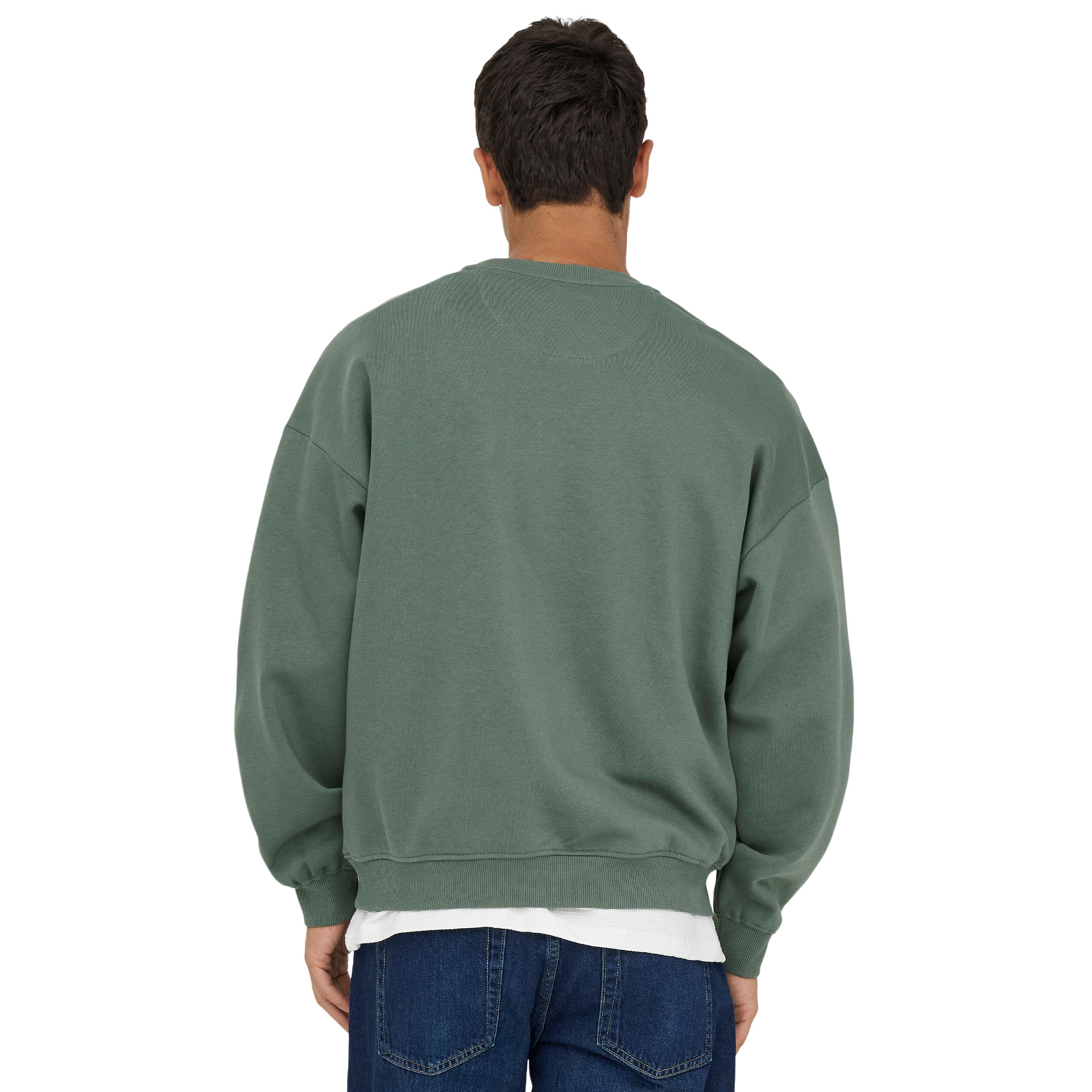 Only&Sons Sweat Banksy Vtg Crew Neck Vd Baam Green