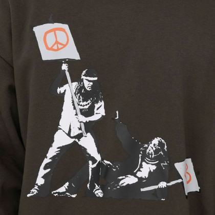 Only&Sons Sweat Banksy Vtg Vd Mulch