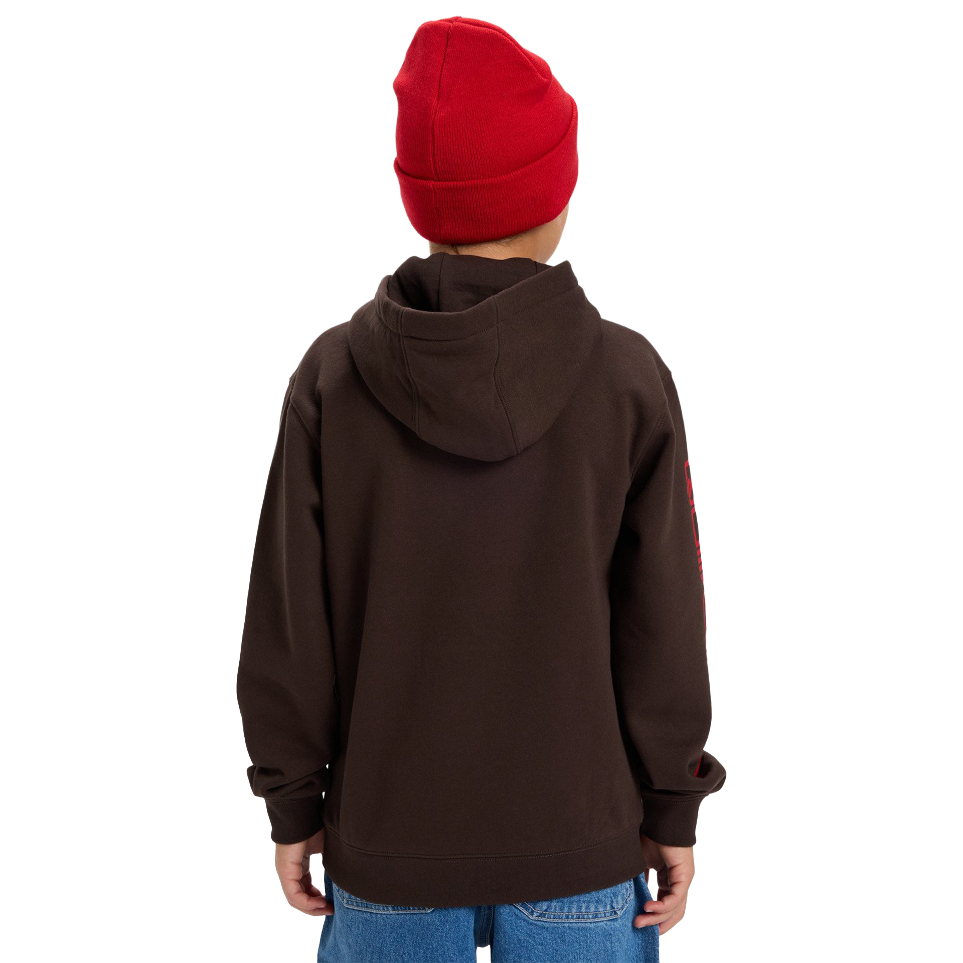 Quiksilver Sweat Omnilog Hood Yth Chocolate Brown