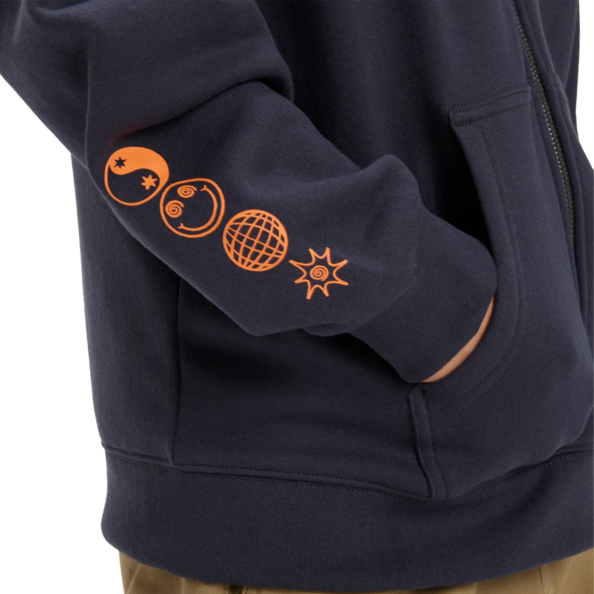 Quiksilver Casaco Slt Wtr Grap Zip Yt India Ink