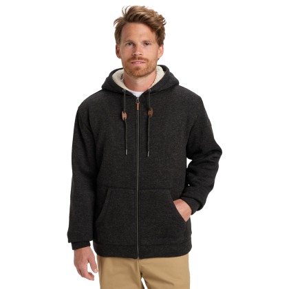 Quiksilver Casaco Keller Sherpa Black Heather Quiksilver Casaco Keller Sherpa Black Heather