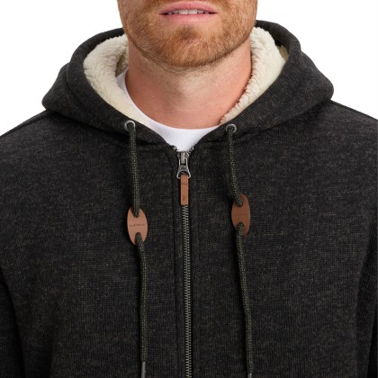 Quiksilver Casaco Keller Sherpa Black Heather Quiksilver Casaco Keller Sherpa Black Heather
