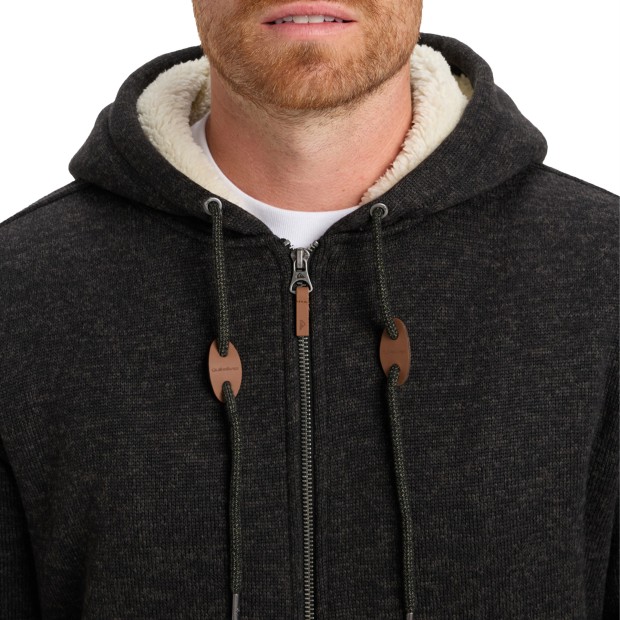 Quiksilver Casaco Keller Sherpa Black Heather