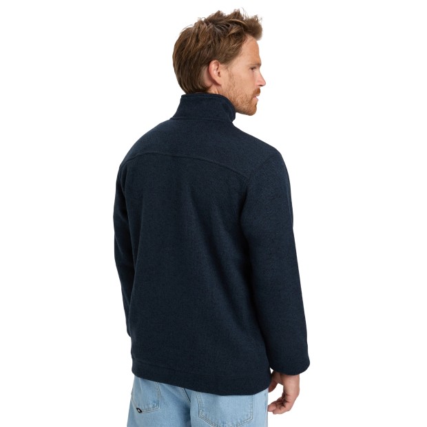 Quiksilver Sweat Keller 1/4 Zip Dark Navy Heather