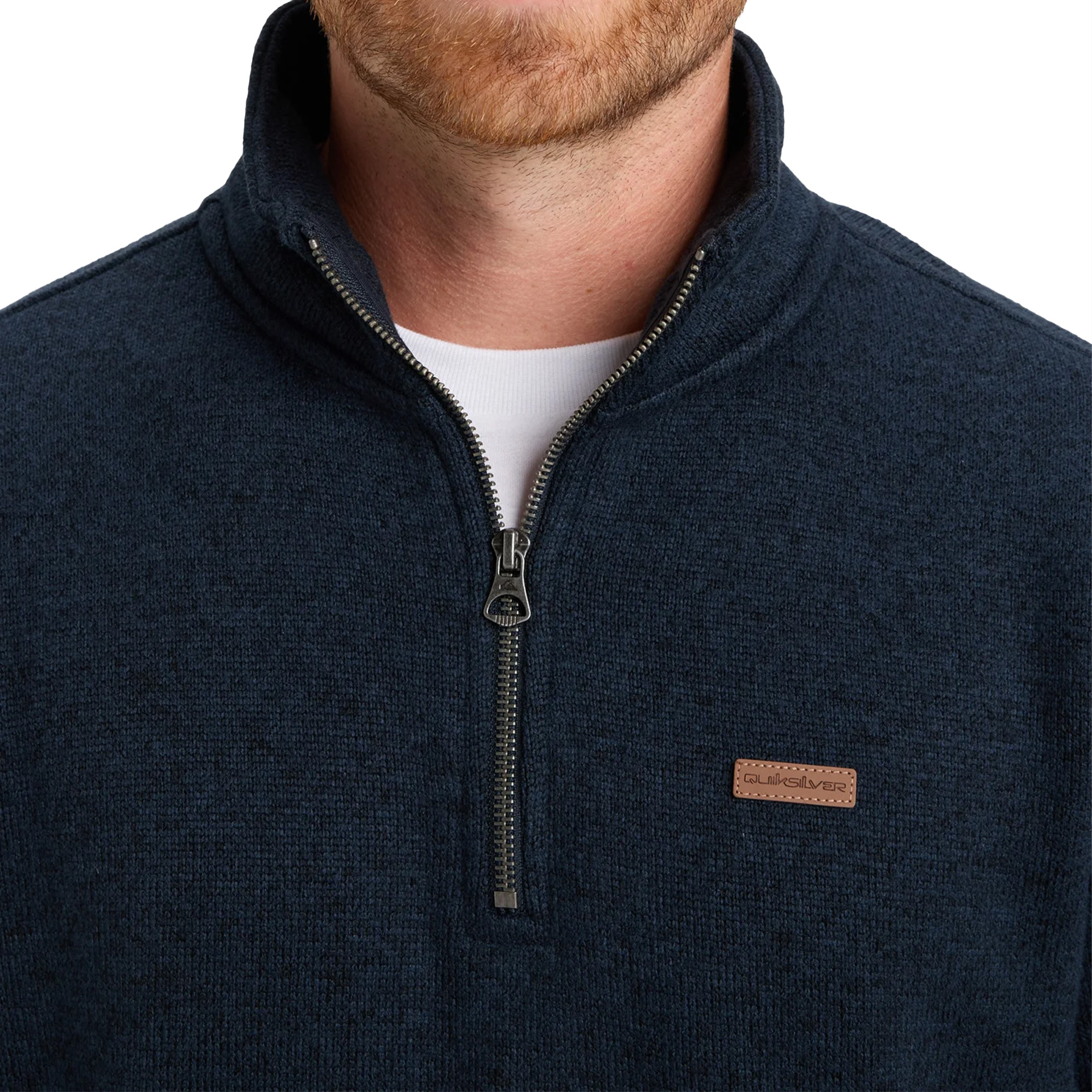 Quiksilver Sweat Keller 1/4 Zip Dark Navy Heather