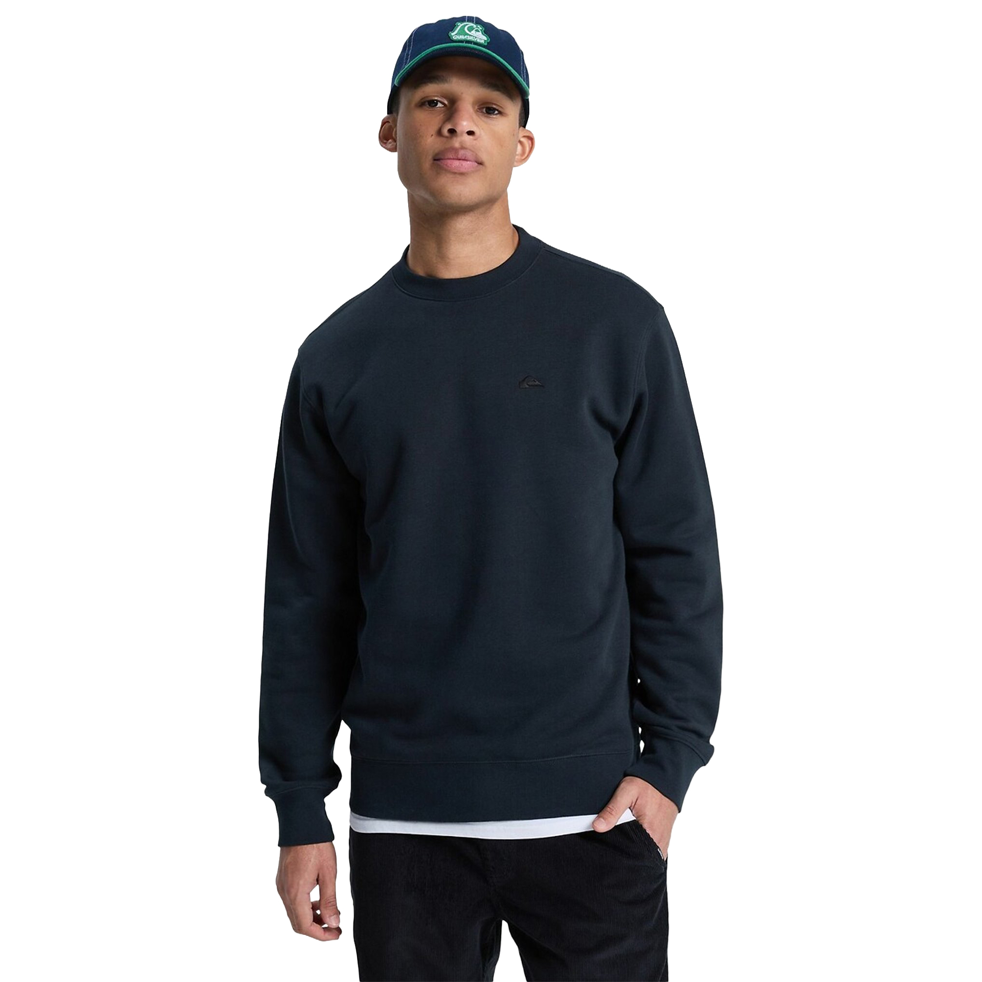 Quiksilver Sweat Salt Water Crew Black