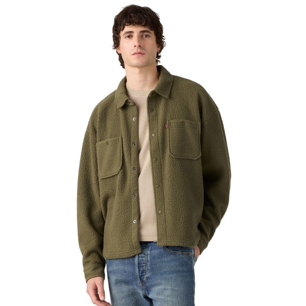 Levis Camisa Sherpa Soft Worker Olive Night