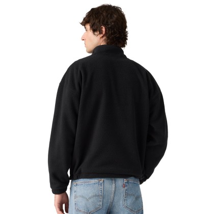 Levis Camisola Redwood Half Zip Jet Black