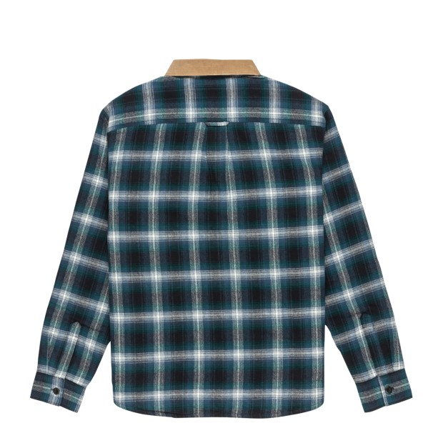 Quiksilver Camisa Shadow Check Orion Blue Desert