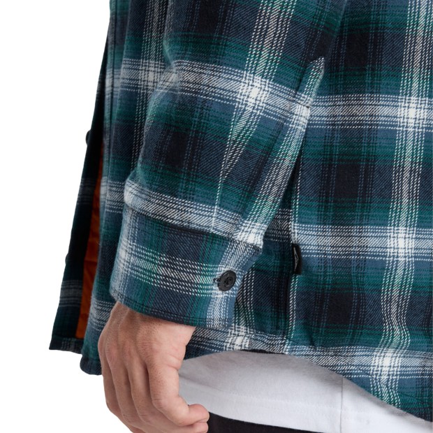 Quiksilver Camisa Shadow Check Orion Blue Desert