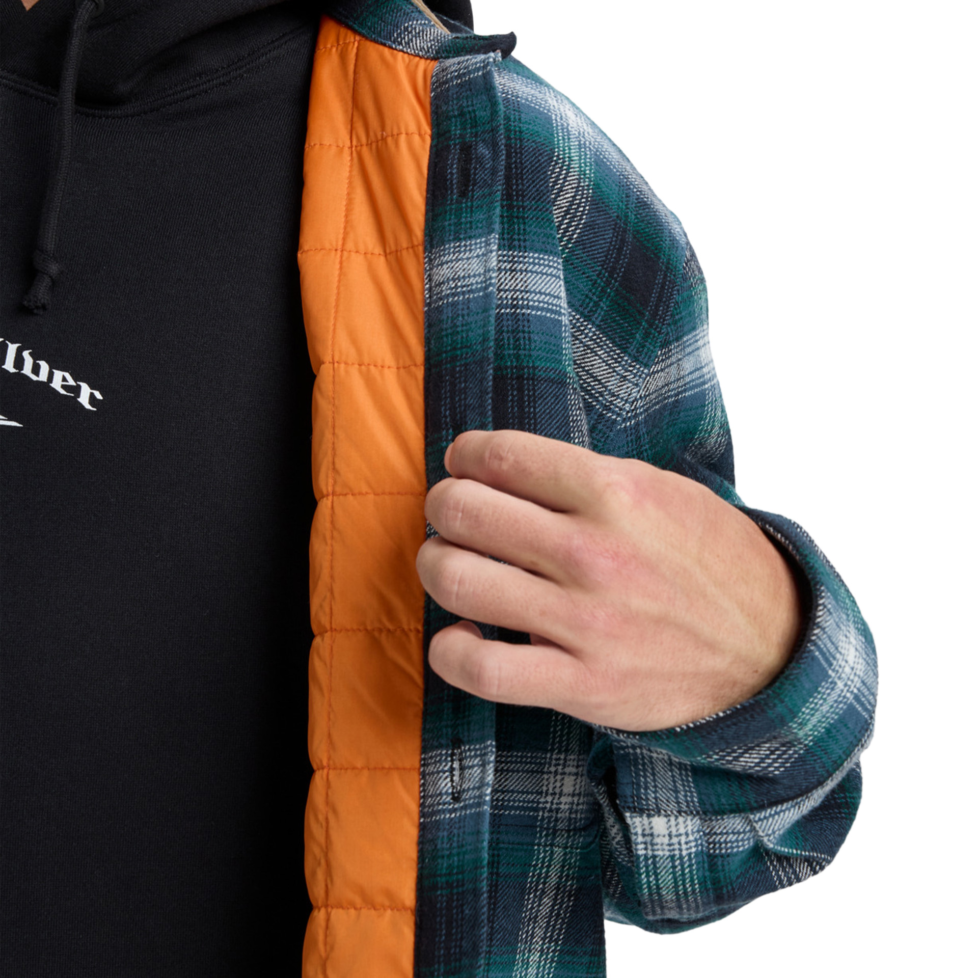 Quiksilver Camisa Shadow Check Orion Blue Desert