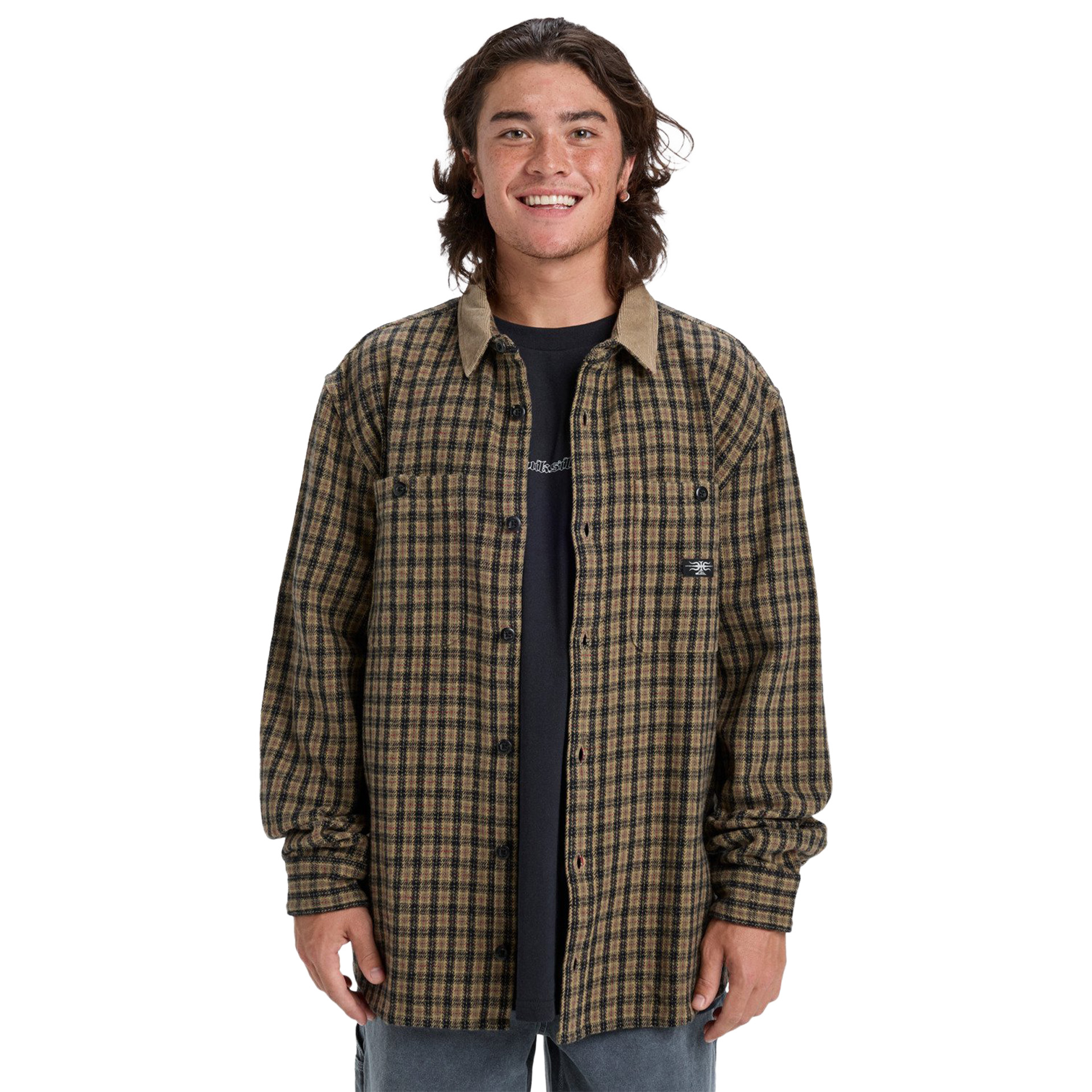 Quiksilver Camisa Sandstrokes Sand Strokeselmwoodb