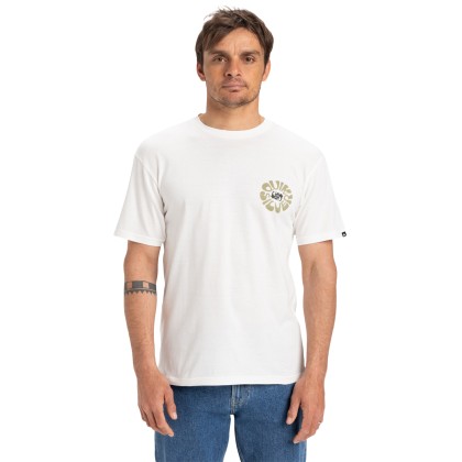 Quiksilver T-shirt Evo Roads End Snow White