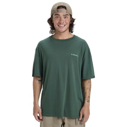 Quiksilver T-shirt Salt Water Trekking Green Quiksilver T-shirt Salt Water Trekking Green