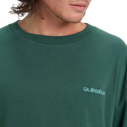Quiksilver T-shirt Salt Water Trekking Green Quiksilver T-shirt Salt Water Trekking Green