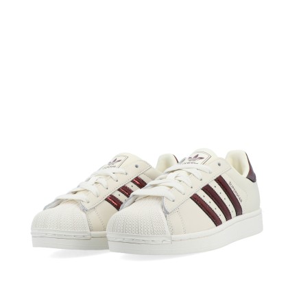 adidas Originals Superstar Ii W Off White / Maroon