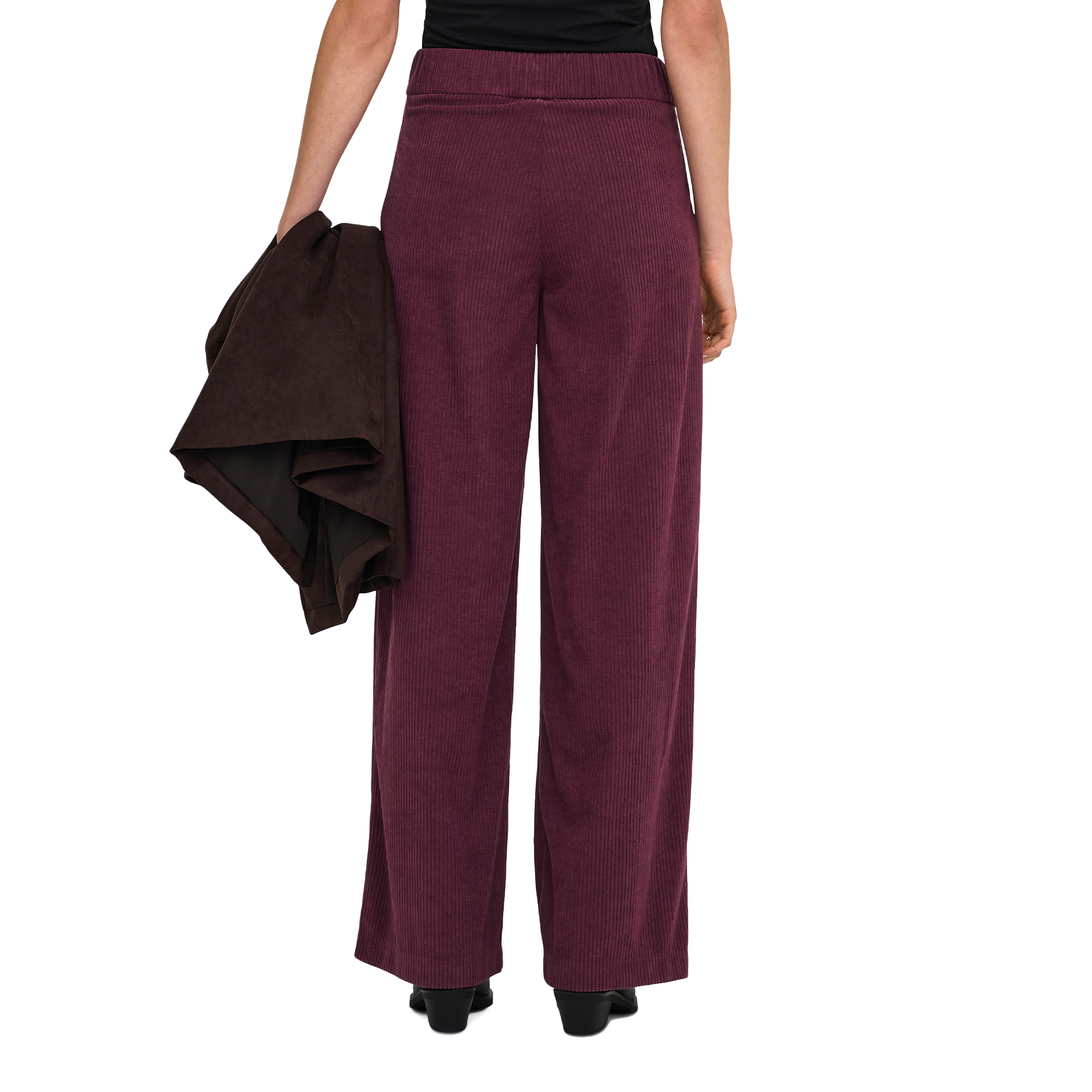 JDY Calça Geggo Cord Windsor Wine