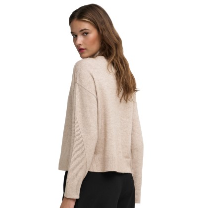 Only Camisola Princess Highneck Knt Mocha Meringue Melange Only Camisola Princess Highneck Knt Mocha Meringue Melange