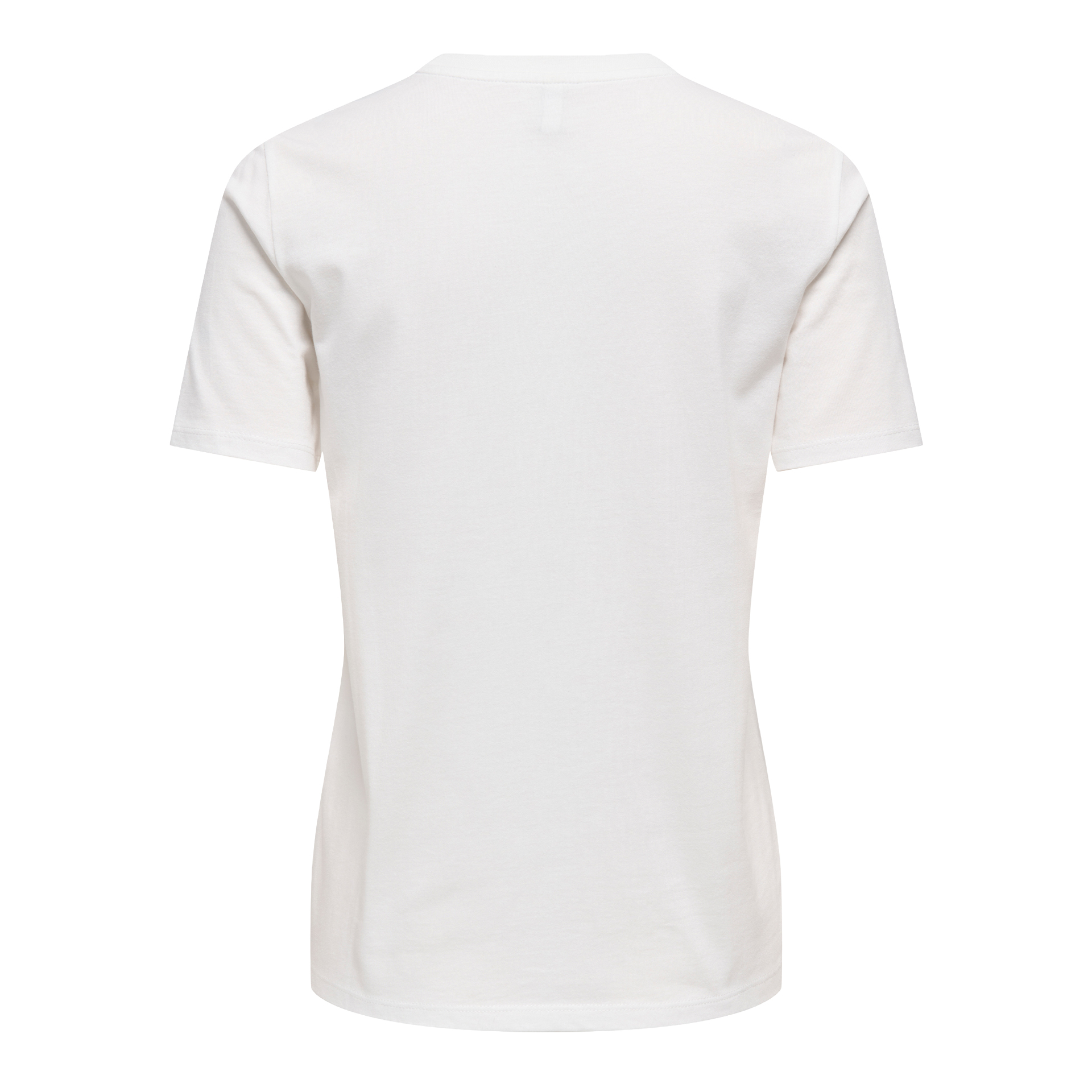 Only T-shirt Sanja O-neck Bling Top Box Cloud Dancer Mix Stones Upperpart