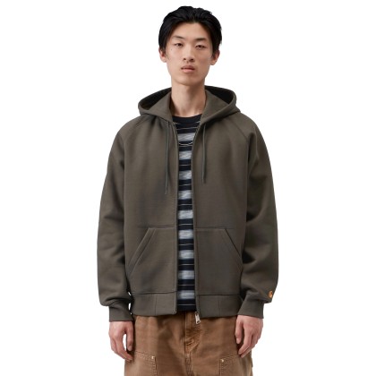 Carhartt Wip Casaco Chase Shungite / Gold