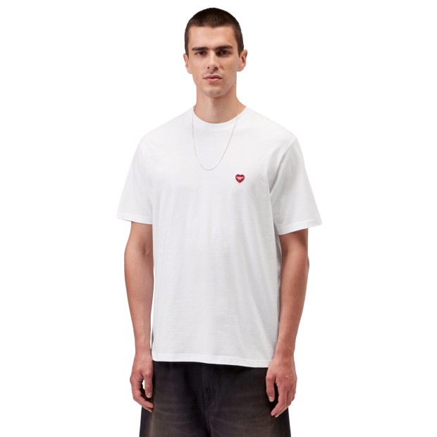 Carhartt Wip T-shirt Small Heart White / Red