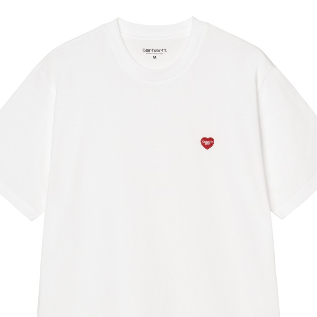 Carhartt Wip T-shirt Small Heart White / Red