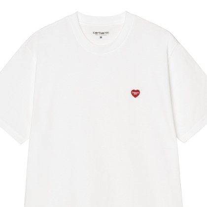 Carhartt Wip T-shirt Small Heart White / Red