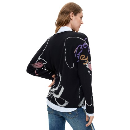 Desigual Camisola Femnaif Negro