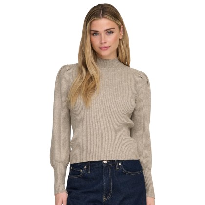 Only Camisola Katia Highneck Knt Kambaba W. Melange