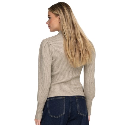Only Camisola Katia Highneck Knt Kambaba W. Melange