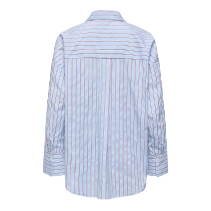 Only Camisa Oregon Alva Reg Dusty Blue Fig
