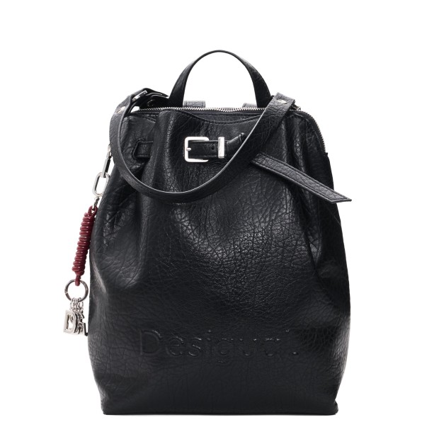 Desigual Mochila Half Logo Luena Negro