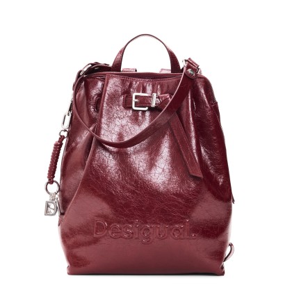 Desigual Mochila Half Logo Luena Marron Oscuro Desigual Mochila Half Logo Luena Marron Oscuro
