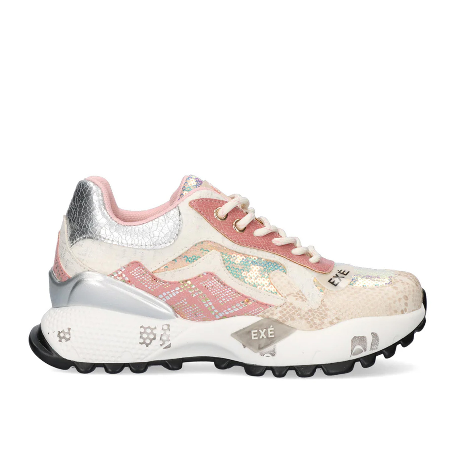Exé D190608-13b Pu White Pink