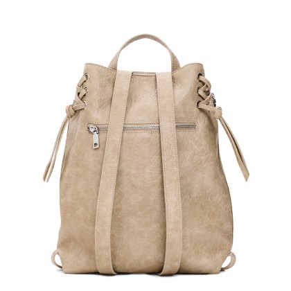 Desigual Mochila Half Logo Luena Crudo Beige Desigual Mochila Half Logo Luena Crudo Beige