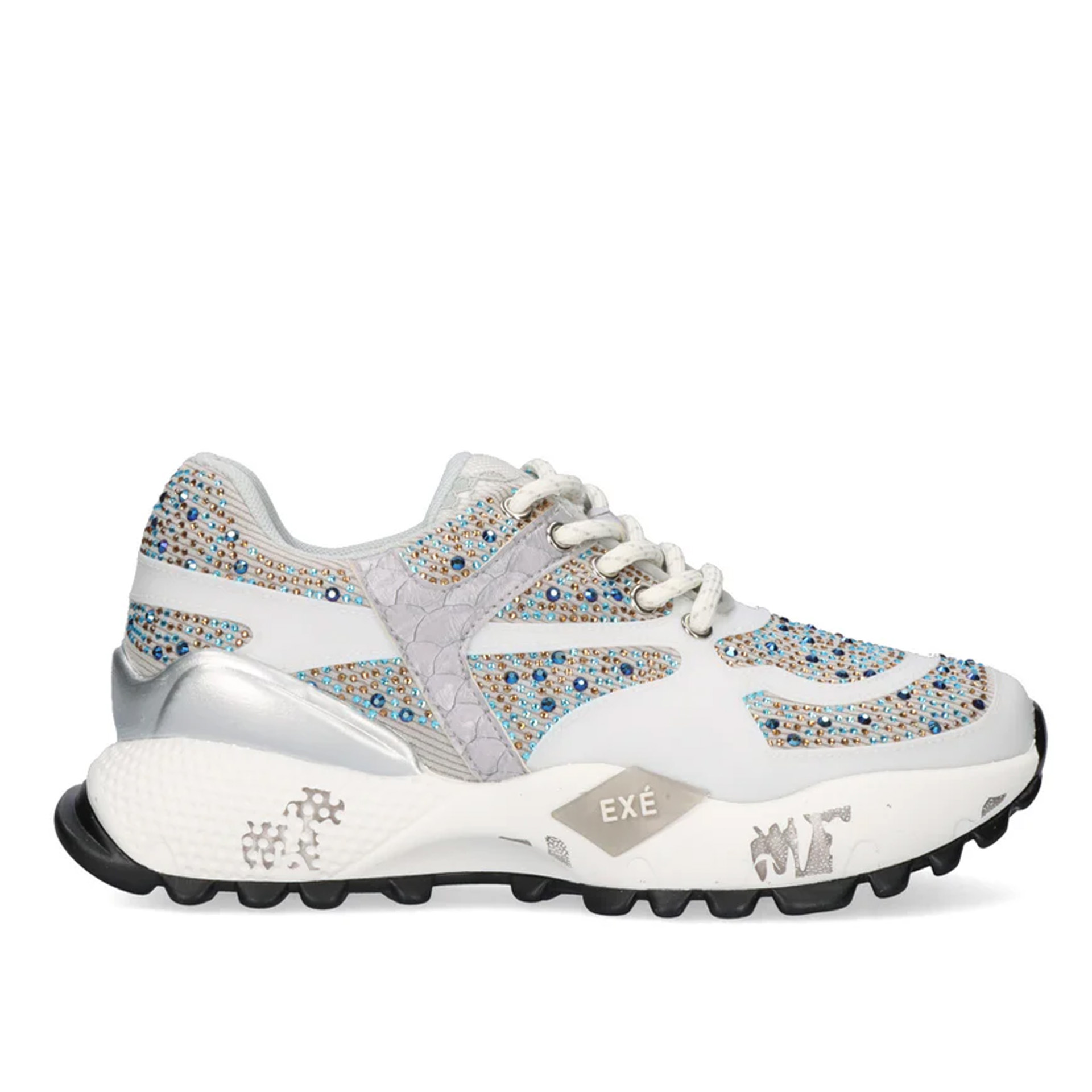 Exé D190608-24 Strass White Grey