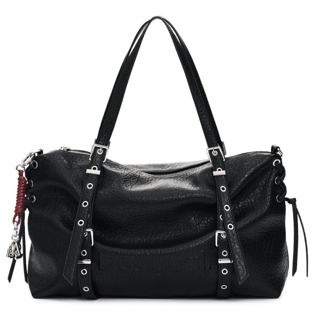Desigual Mala Half Logo Lanuza Negro