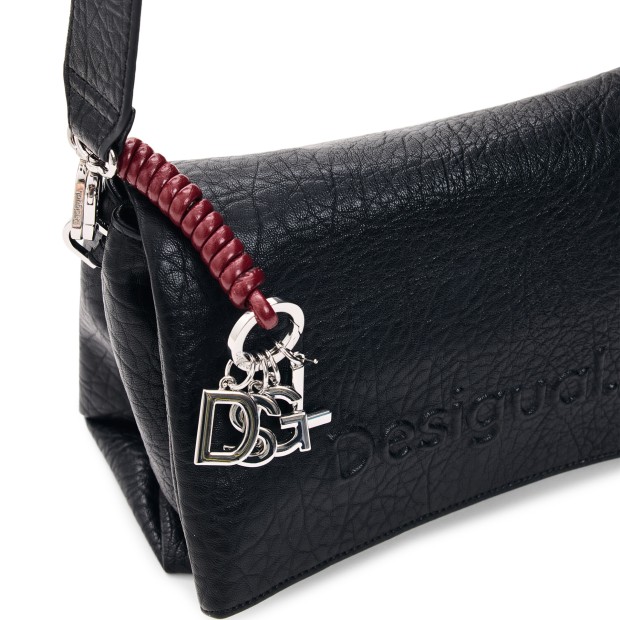 Desigual Mala Half Logo Venecia 4.0 Negro