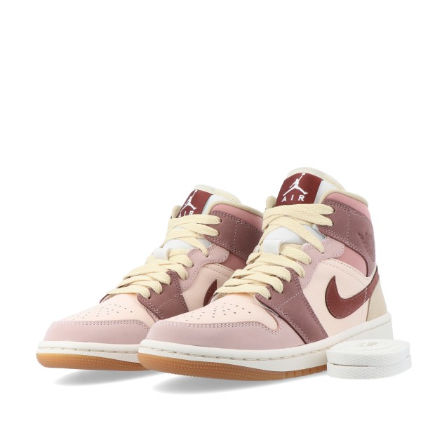 Jordan Air 1 W Mid Se Barely Orange/dark Pony-pale Ivory
