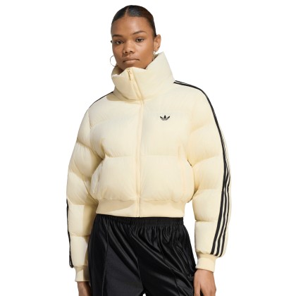 adidas Originals Casaco Adicolor Short Puffer Yellow / Warm Vanilla