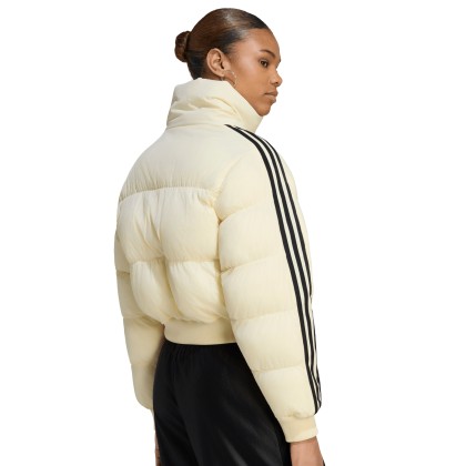 adidas Originals Casaco Adicolor Short Puffer Yellow / Warm Vanilla