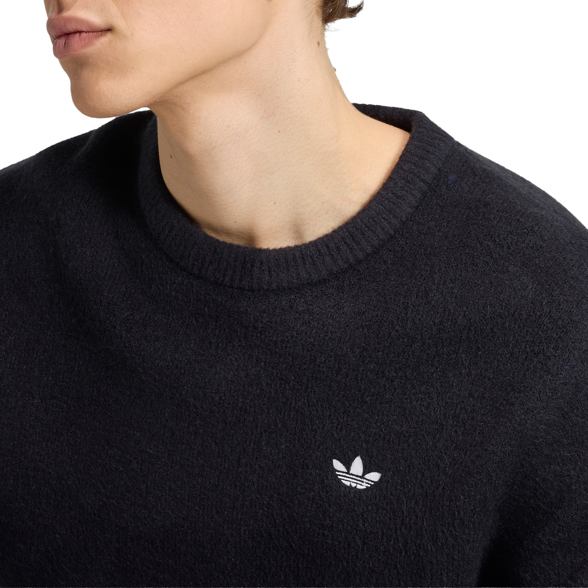 adidas Originals Camisola Trefoil Essentials Fully Knit Black