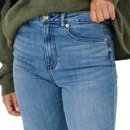 Only Calça Juicy-wauw Wide Gua113 Medium Blue Denim Only Calça Juicy-wauw Wide Gua113 Medium Blue Denim