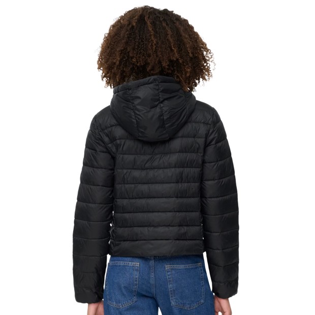 Only Casaco Tahia Lw Quilted Hood Black